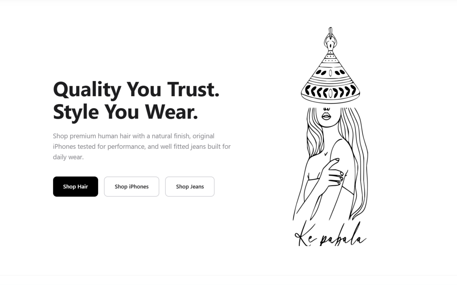 Ke Pabala Aesthetics - E-Commerce Platform